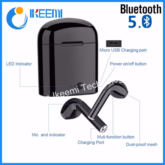 Earphone I7s Tws Headphone Factory Price Earbuds Mobile Phone Accessories