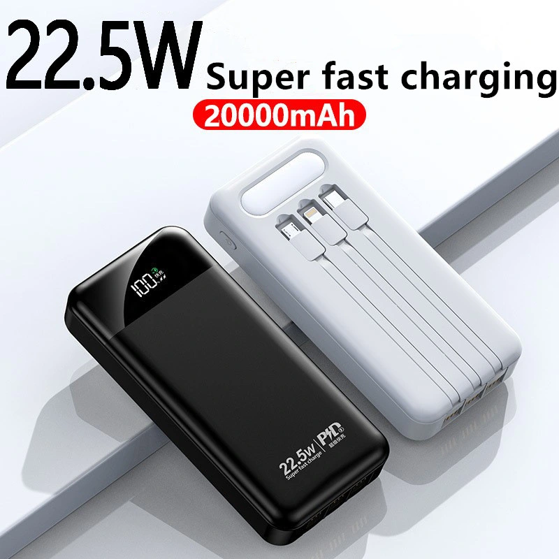 Super Fast Charge 22.5W Large Capacity Mobile Power Phone Pd Fast Charge Mobile Phone Accessories