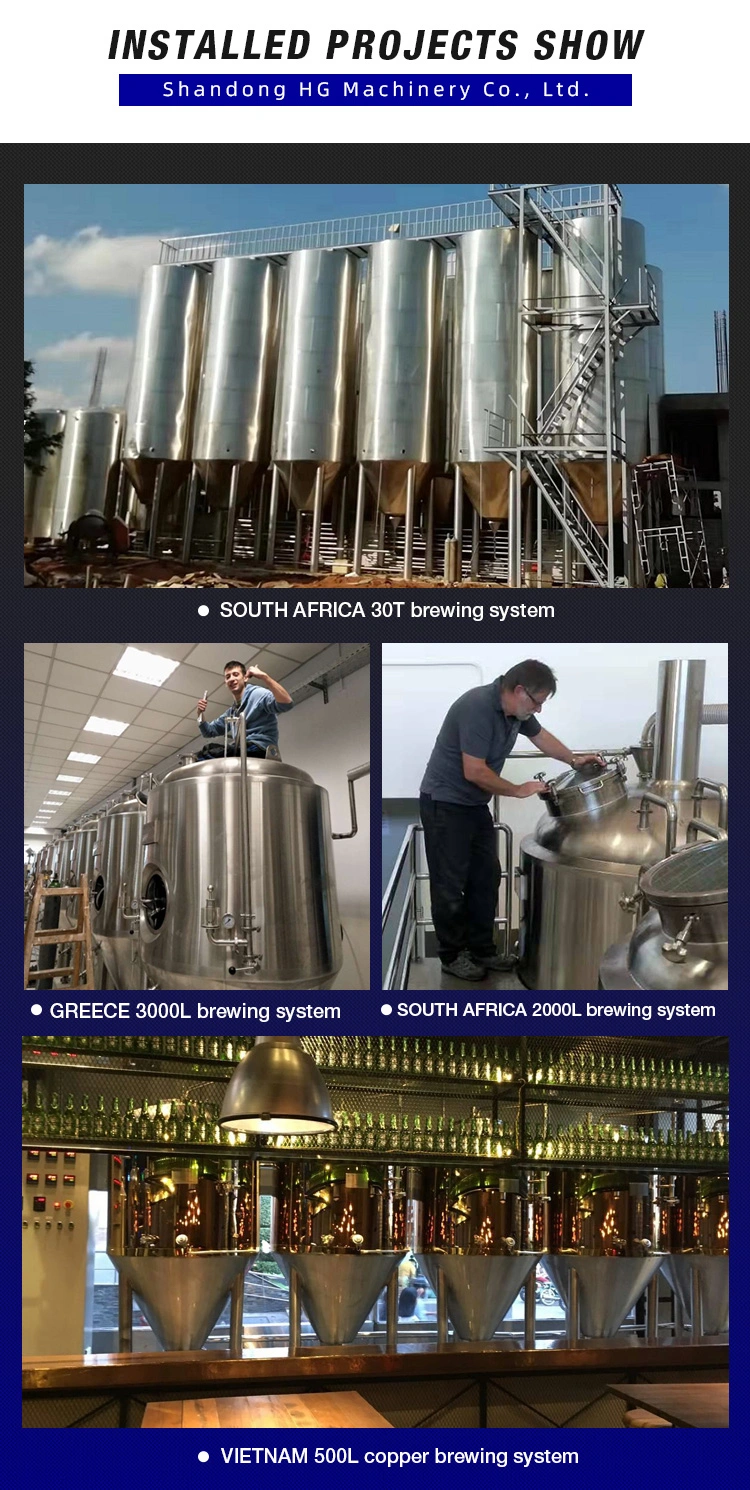 500L 700L 1000L 1500litre 2000L 3000liter 4000L 5000L Electric Brewery Industrial Commercial Craft Micro Craft Beer Brewing Equipment