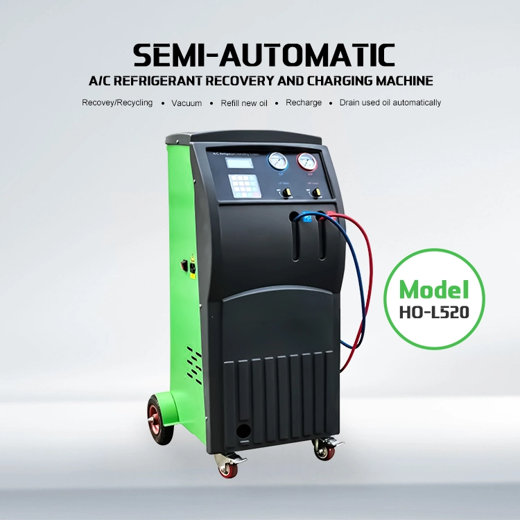 Official Factory OEM Autool All Car Machine Refrigerant Recovery A/C Recovery &amp; Charging Filling Machine